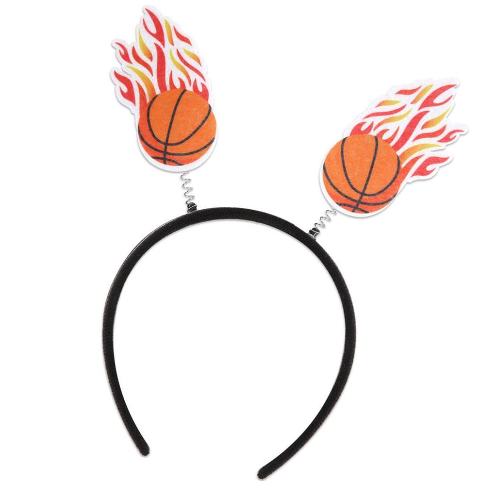 Comfortable Basketball Headband For Boys Girls Fabric Sport Theme Head Accessory Team Spirit Cheerleader Headwear