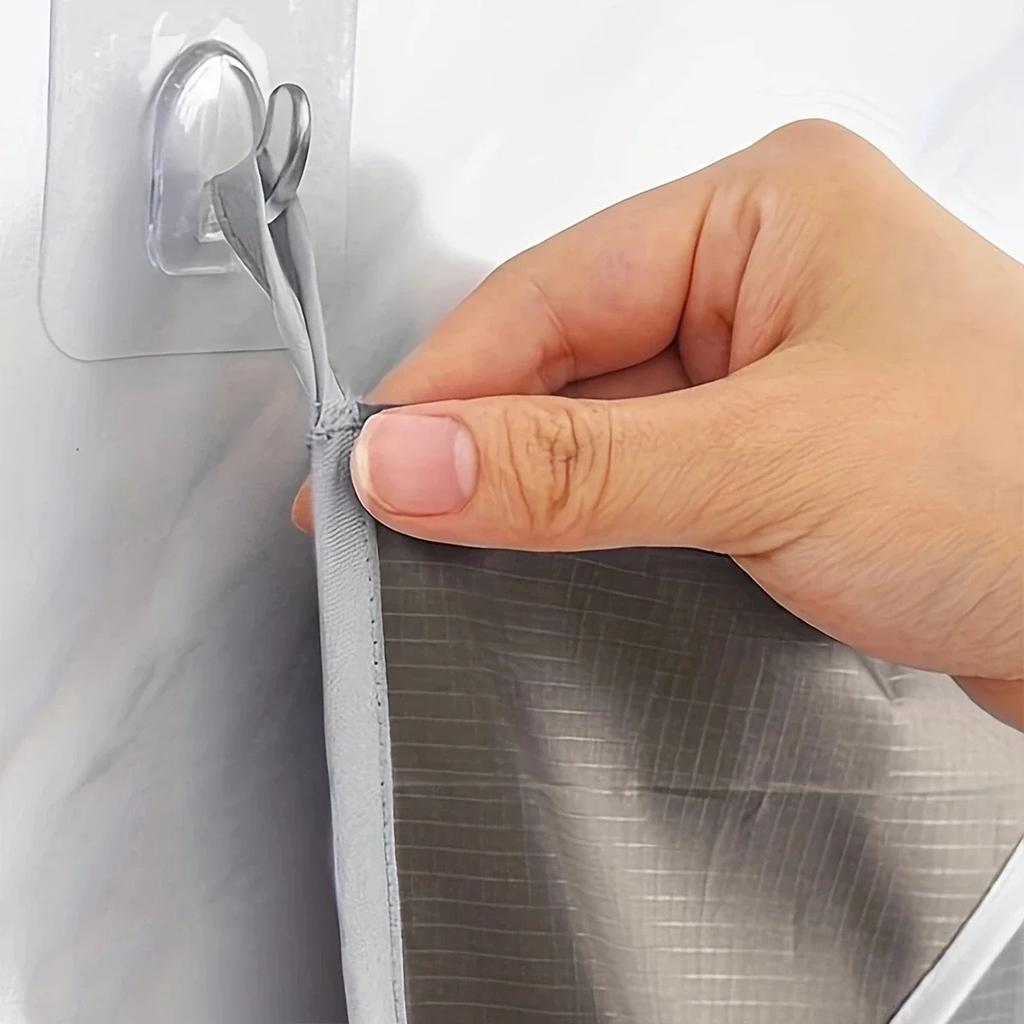 Large Hanging Laundry Basket Storage Bag Foldable Organizer For Dirty Clothes OxfordCloth Multi-pocket Clothing Toy Storage Home