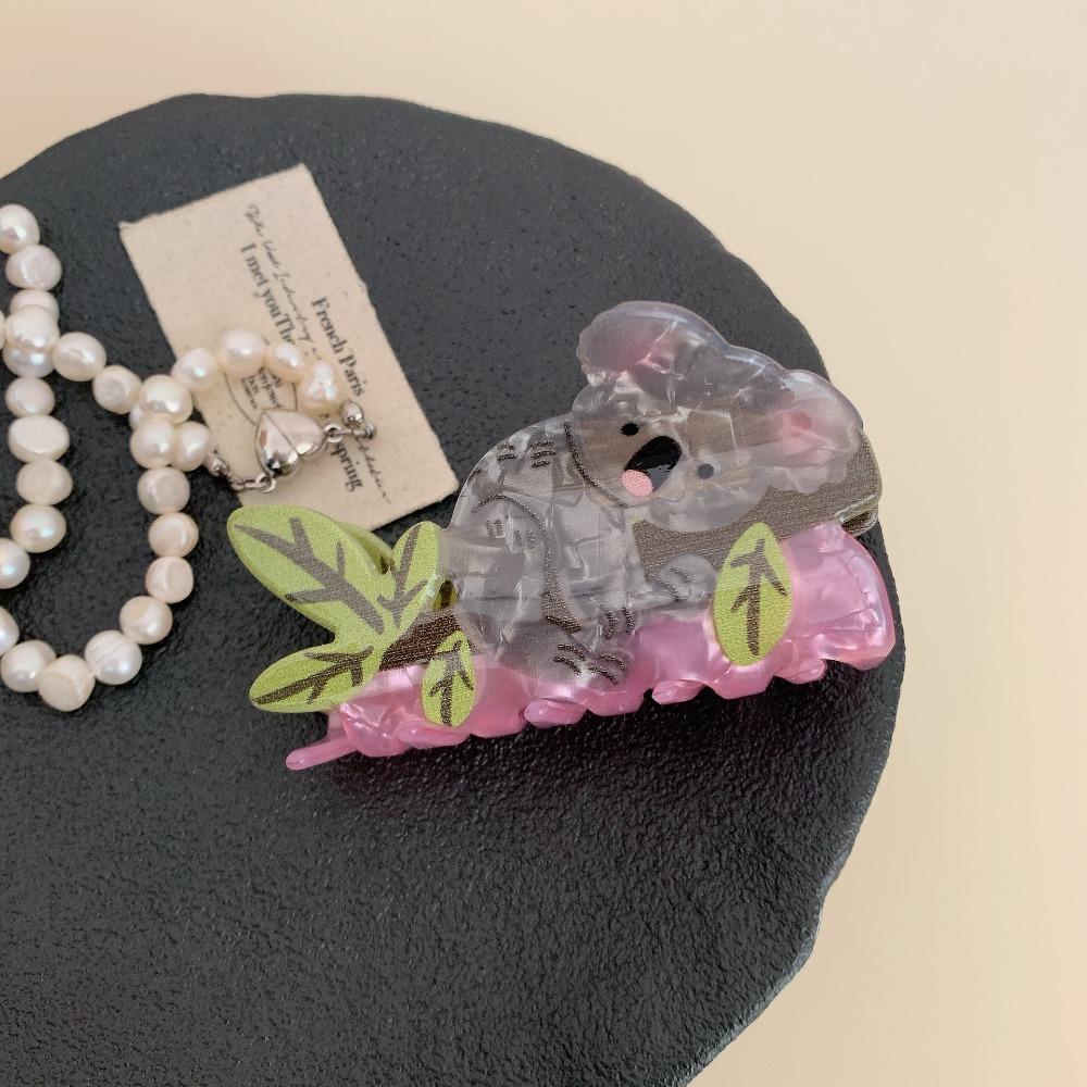 

Acrylic Animal Hair Clip Sea Creature Big Shark Clip Personalized Koala Hair Claw Female Style 1