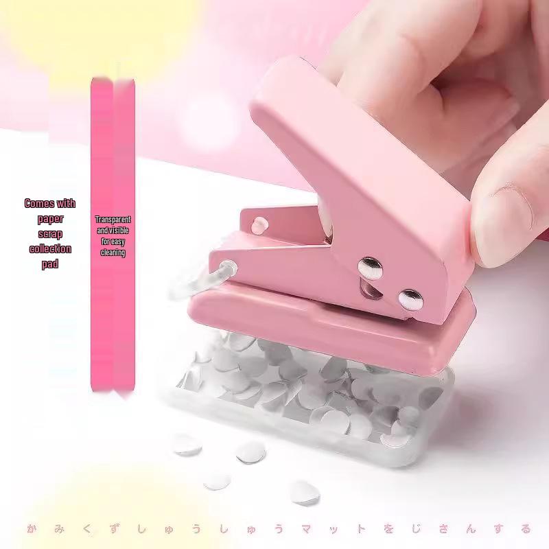 Kompakter Einlochstanzer für DIY-Papierplaner