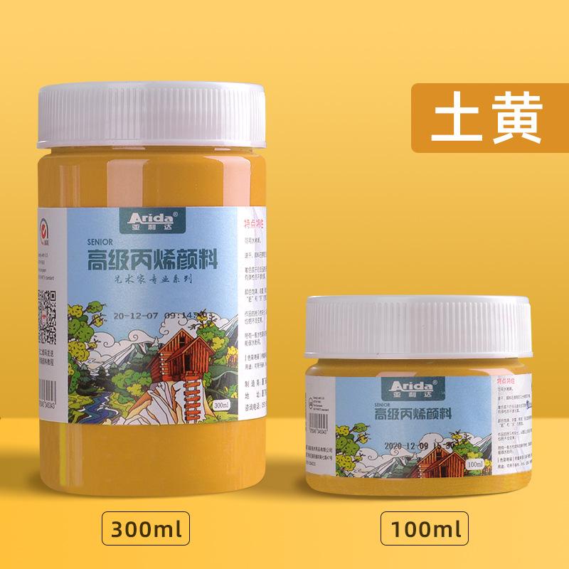 100ml Wall Painting Acrylic Pigment Waterproof and Sunproof Art Student Diy Creative Acrylic Pigment
