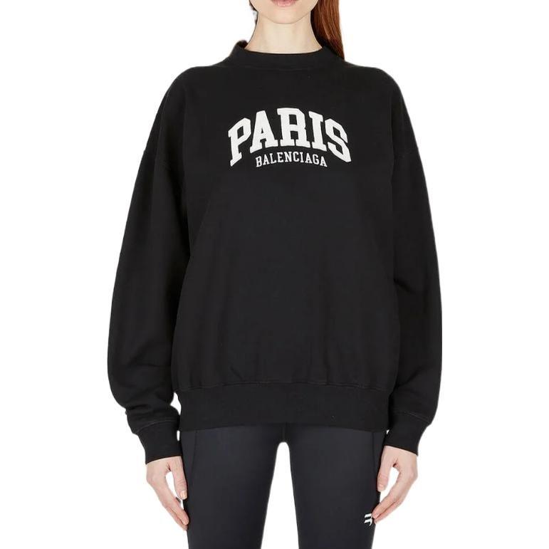 Balenciaga Sweatshirt Unisex Black 676629TLVL81070