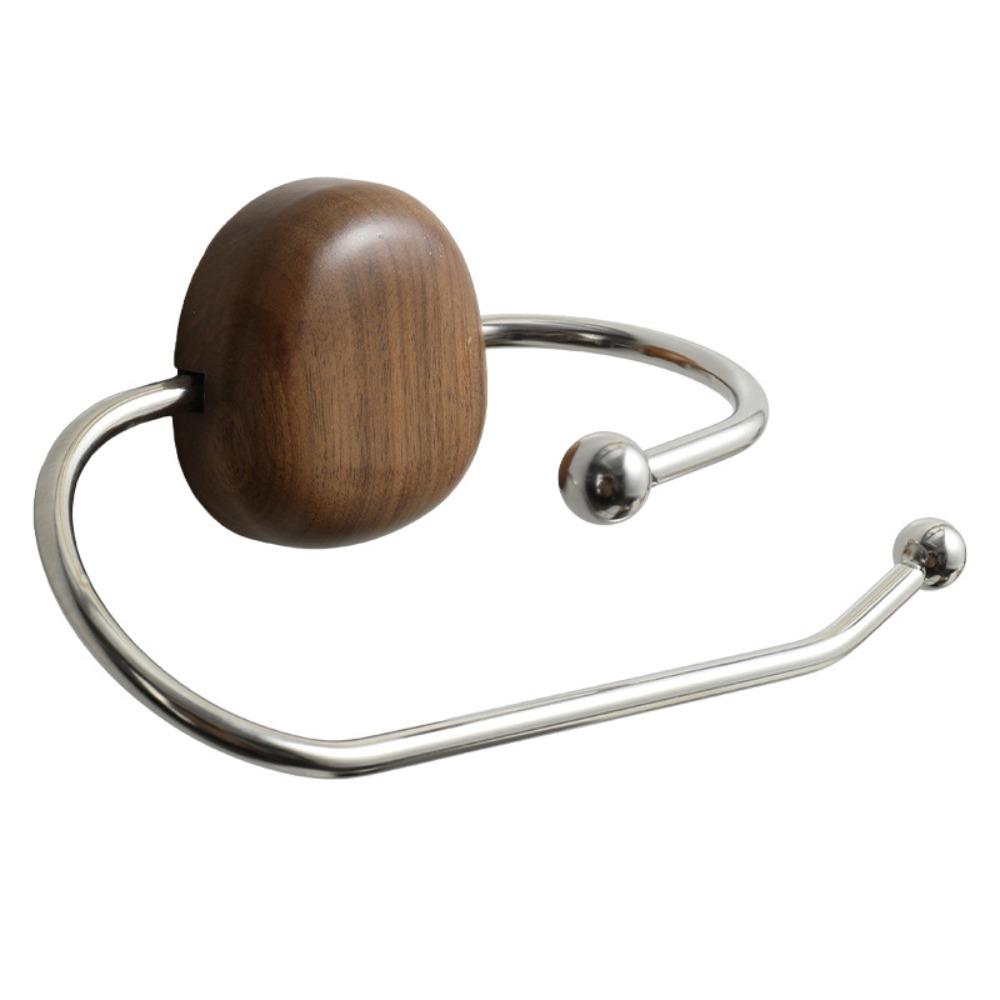 No-Drill Suction Cup Toilet Paper Holder, Wall Mounted Bathroom Tissue Dispenser & Roll Rack