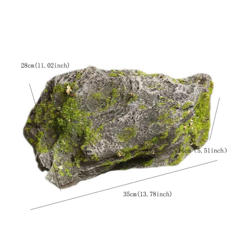 Faux Moss Rock Lifelike Artificial Irregular for Photographers