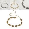 Vintage Metall Damen Hüftkette mit geschnitztem Blumendesign für Boho-Stil
