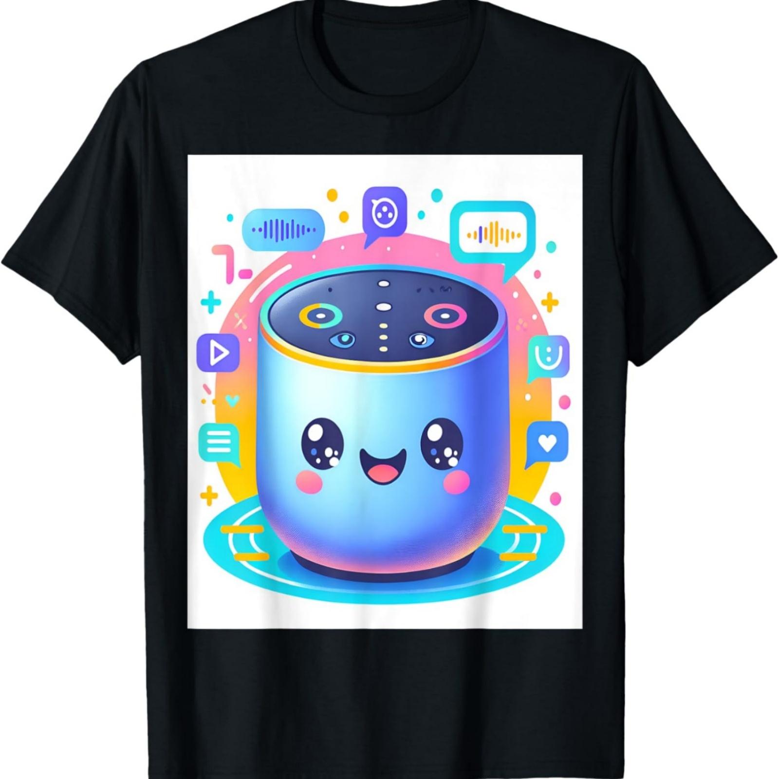

Kawaii Smart Speaker Digital Assistant T-Shirt XXXXXL