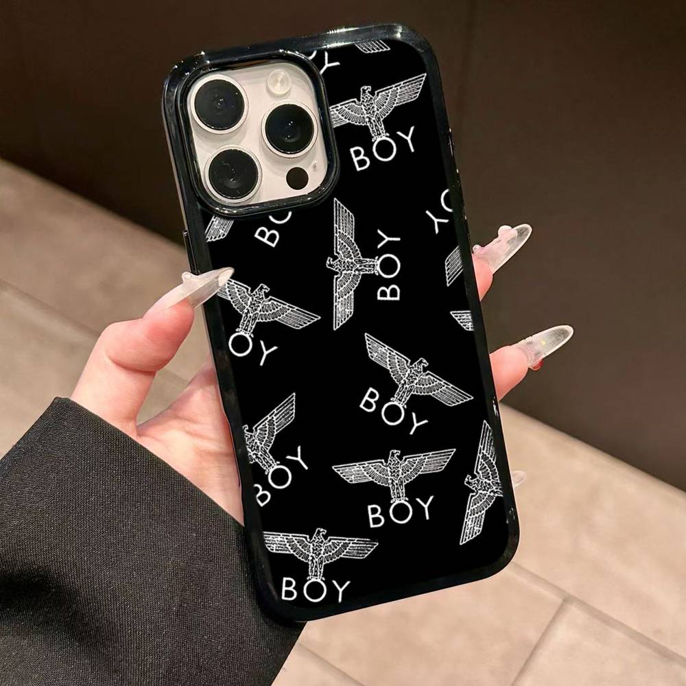 Fashion Brand Boy L-London Phone Case For IPhone 17 Pro 16 Plus 16 Pro Max 15 14 13 12 11 PC+TPU Back Cover