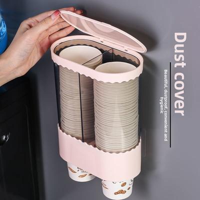 Porte-gobelet jetable, Distributeur automatique de gobelets, Porte-gobelet en papier, Distributeur d'eau mural, Étagère de rangement pour gobelets d'eau, Rangement de bureau