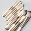 13 Sunlight Series Makeup Brush Set, Soft Concealer Brush, Foundation Brush, Eyeshadow Brush, Loose Powder Brush