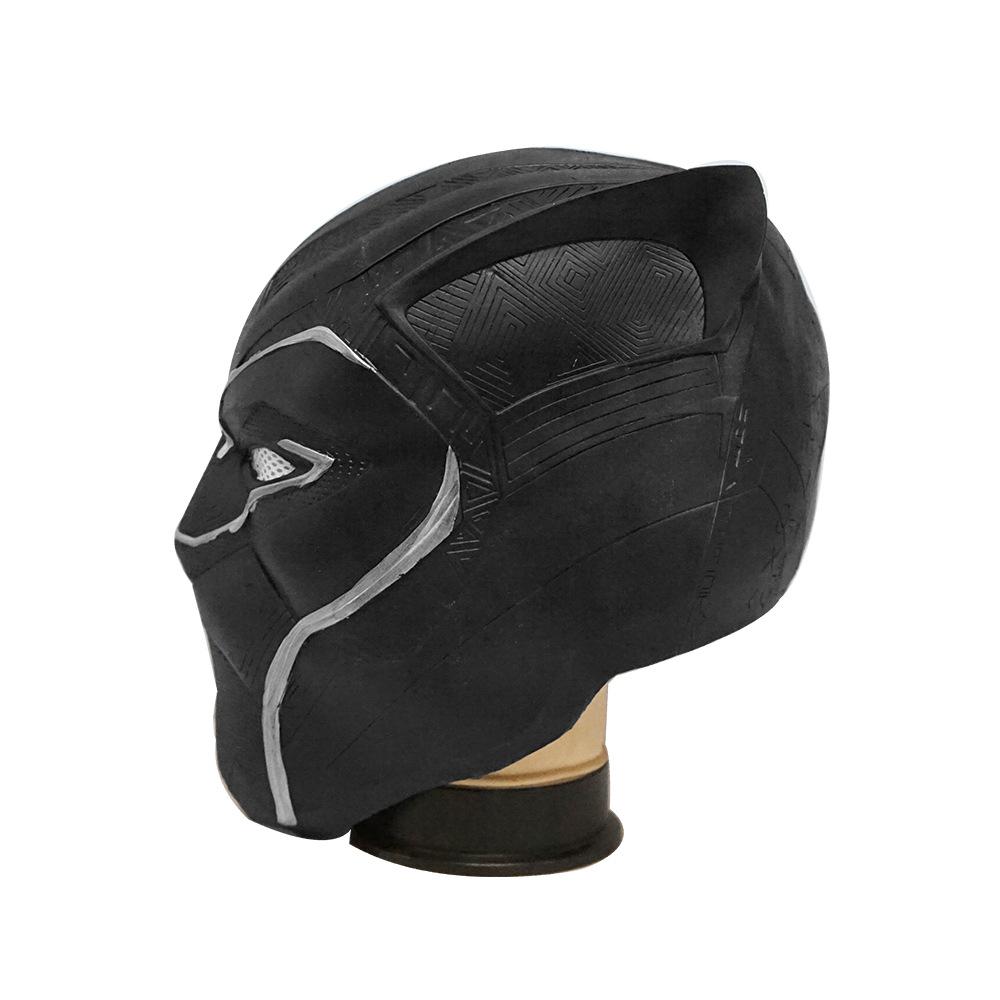 Marvel Movie Helmet Live-Stream Latex Headgear Cosplay Black Panther Mask Cosplay Ghost Face
