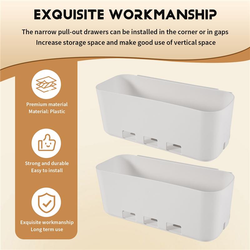 Good-2 One Pull-Out Closet Shelf, Kitchen Pull-Out Closet Basket Organizer, Pull-Out Drawers, Storage Basket