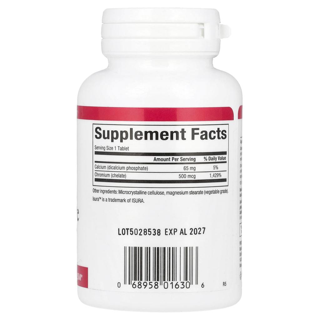 Chromium Gtf Chelate, 500Mcg, 90 Tablets