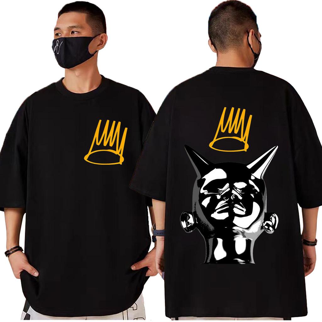 Rapper J Cole Born Sinner Merch Tričko Módní Hip Hop Krátký Rukáv Pánská Dámská Vysoce Kvalitní Bavlna Oversized Trička