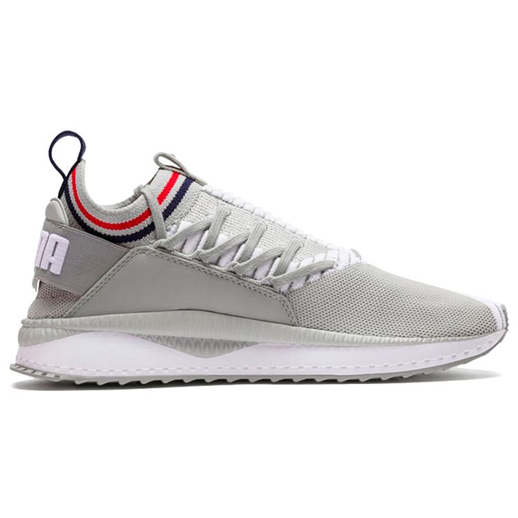 Puma Evolution Tsugi Jun Sport Stripes Low Top Sneakers Men Sneakers Gray White 367519-02