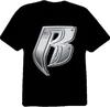 Men's World Star Hiphop Ruff Ryders Hip Hop Rap T Shirt Black