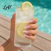 Whitening Nail Wraps 150PCS Stickers French Style Polish Set Versatile Easy Home Manicure Kit Multi-Sized Full Cover Smooth DIY Manicure for Women