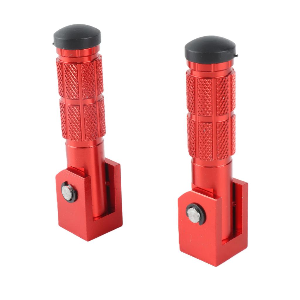 2Pcs Motorcycle Foldable Foot Pegs M8 Antislip Aluminium Alloy for Bikes ATV UTV Go Kart