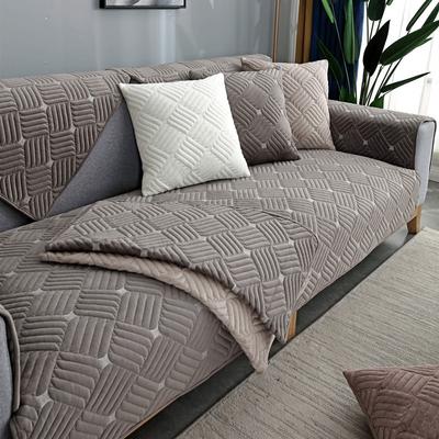 Kış Peluş Kanepe Örtüsü kaymaz Modern Slipcover Kanepe koltuk minderi Kanepe Havlu Kanepe Oturma Odası Ev Dekor Için Kapakları