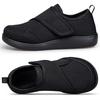 Eagsouni Women's Velcro Care Shoes for Seniors, Elderly Rehabilitation Sneakers, High Instep and Wide Width, Ultra Lightweight, Non-Slip, Easy to Wear