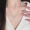 Original Love Necklace Jewelry Femininity Light Luxury Fashion Heart Stainless Steel Clavicle Chain