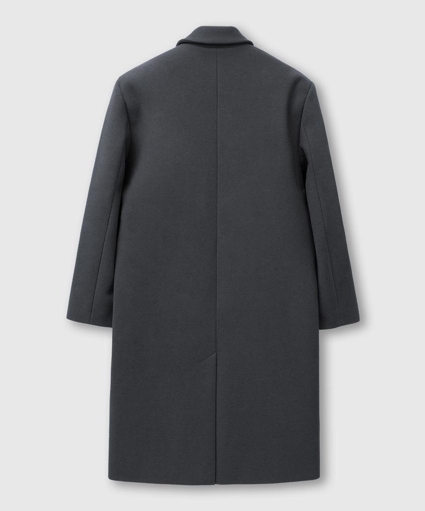 Lemain Second Wool Blend Oversized Single Coat [Charcoal]