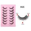Seven Pairs of 5D Thick False Eyelashes, Natural Messy Eyelashes, Light and Unburdened, Self-grafted False Eyelashes