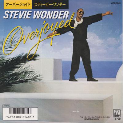 7inch Record STEVIE WONDER  Overjoyed VIPX1841 VICTOR 1986 Japan SoulFunk Used