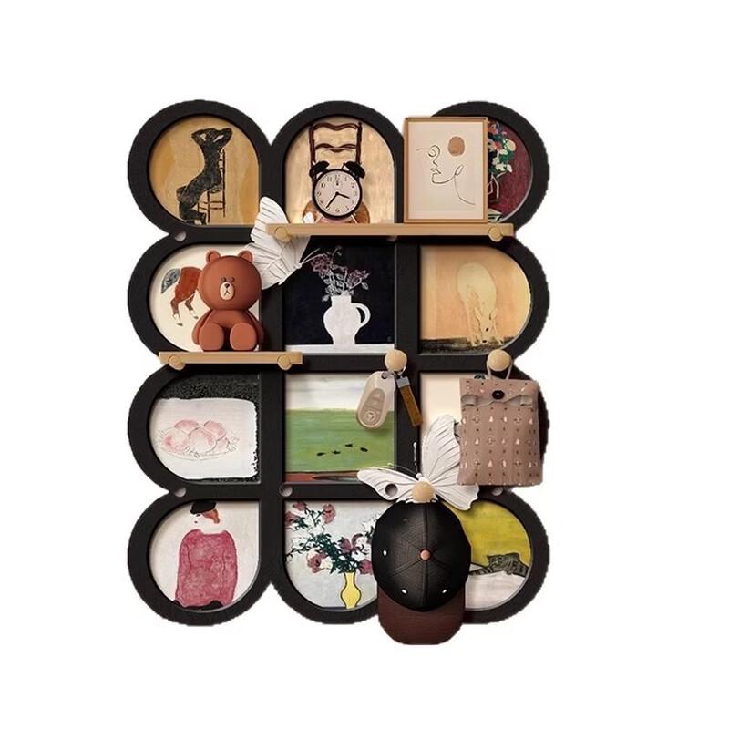 Elegant Vintage Wall Art Storage Shelf