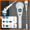 8-in-1 Multifunctional Electric Cleaning Brush Bathroom Kitchen Rotary Scrubber Household Handheld Rotatable Cleaning Tool