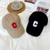 Frühling und Sommer neue Stickerei großes C weiches Oberteil Paar Ins Baseballkappe Kinder lässig vielseitig Sonnenschutz Studentenmütze Herren