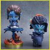 Avatar 2 The Way Of Water Q Style Big Head Figurine 6Pcs Jack Sully Neytiri Car Dashboard Home Decor Gift Toy