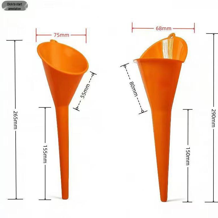 Universal Motorcycle Fuel Funnel Tool for Adding Gasoline or Engine Oil