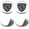 20pcs 56mm 60mm 65mm 54mm Peugeot Car emblem Wheel Center Hub auto Rim refit dust-proof badge covers sticker styling accessories