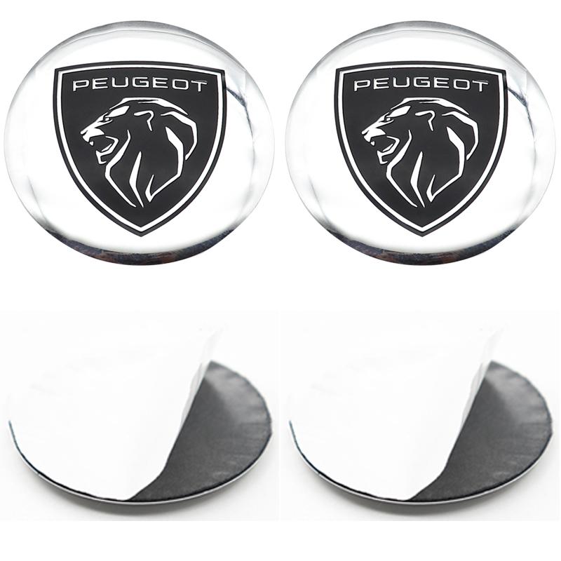 20pcs 56mm 60mm 65mm 54mm Peugeot Car emblem Wheel Center Hub auto Rim refit dust-proof badge covers sticker styling accessories