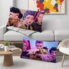 Anime Funny Meme K-Kpops D-Demon H-Hunters Cushion Cover Rectangle Pillow Cover Home Sofa Living Room Coffee Shop Pillowcase