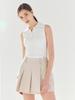 LORDLOAR A-Line Flat Shorts Beige
