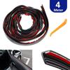 4M Universal Car Window Side Seal Strip Edge Anti Noise Dust Trim Molding Strip