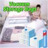 3/6Packs Travel Compression Bags, Travel Essentials Vacuum Storage Bags Space Saving Bags for Suitcases Organizer For Clothes 4 Sizes