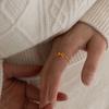 BEFORE MOONRISE [Silver 925] Petit Ribbon Ring SR207 - Gold
