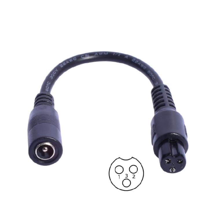 Tragbares 5,5x2,1mm Buchse auf 8,0x1,6mm/5,5x2,5mm Stecker/C13/M16/3-Pin Adapterkabel für Solar- und LED-Anwendungen 15cm