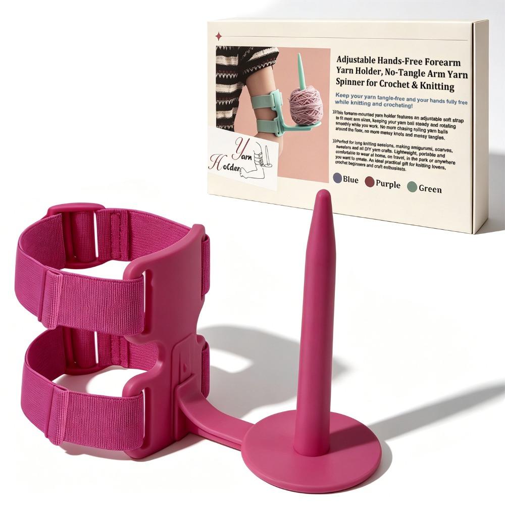 Adjustable Straps Yarn Holder Plastic Yarn Dispenser New Arm Yarn Holder