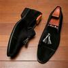 New Arrival Fashion Pointed Velvet Tassels Shoes For Men Designer Casual Loafers Formal Dress Footwear Sapatos Tenis Masculino
