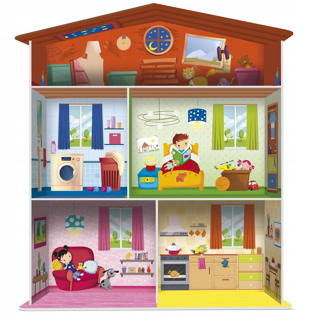 Board Game Lisciani Giochi Montessori Educational Fun My House