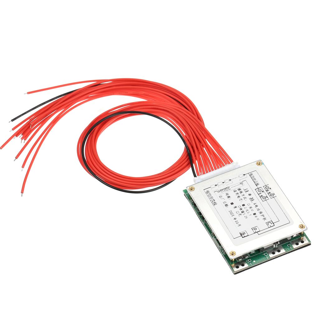 13S 35A 48V Protections Board Lithium Batterys BMSCelsiusPCBCelsiusPCM Board Balance Integrated Circuits Board
