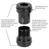 PF30 Alloy Bike Integrated Thread Screw In Locking Bottom Bracket 46MM for Crankset Bicycle Accessory