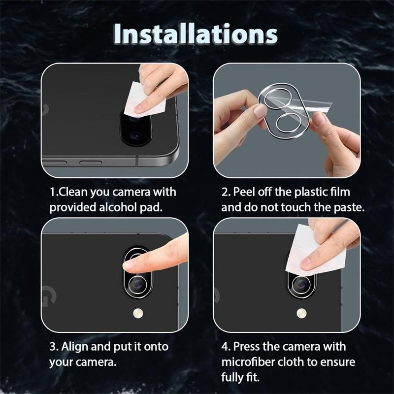 1-3PCS 9H Tempered Glass Camera Lens Protector For Google Pixel 11 10 9 ProXL 8 A/Pro Ultra HD Anti-Scratch Rear Lens Film Cover