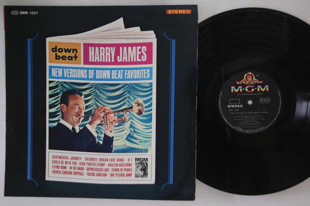 LP Record HARRY JAMES - New Versions Of Down Beat Favorites SMM1027 MGM Japan Jazz Used