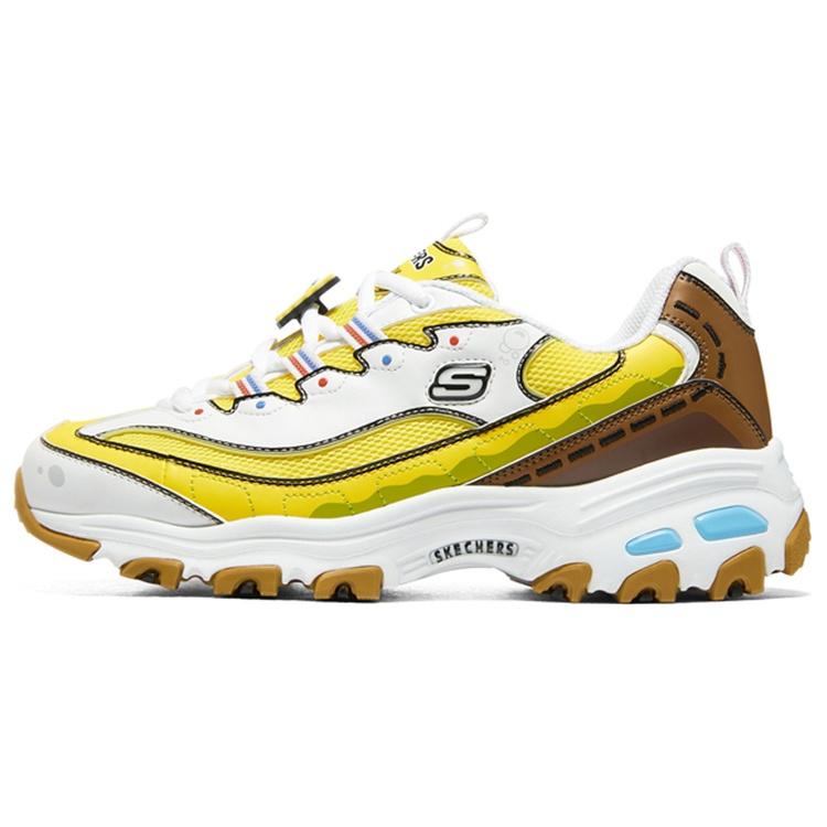 (WMNS) Skechers Spongebob x D Lites Yellow Brown Women s 896098-WYL EU 35.5