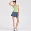 Women's Volleyball, Tennis, and Yoga Sportswear Set - Includes Fitness Shorts, Workout Tank Top, and Chest Pads