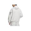 Adidas Men's FOS DK SWT HD Knit Hooded Sweatshirt Light Grey KS3281